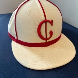 Cincinnati reds throwback authentic fitted hat